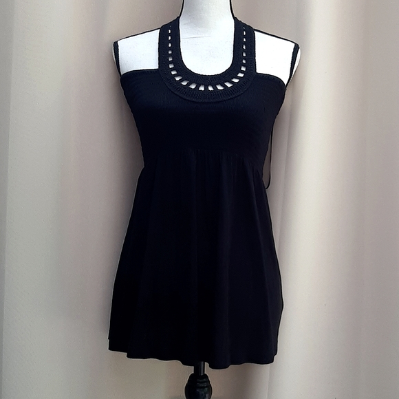 🛍 JUICY COUTURE - stunning/flattering- Black knit halter top - Picture 6 of 8